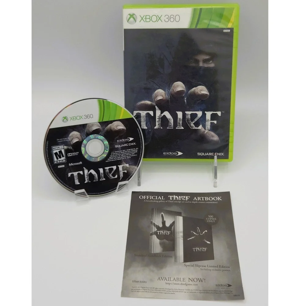 Thief - Xbox 360 - CIB w/ Insert - Tested - Square Enix Stealth